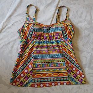 FINAL SALE Trina Turk Swim Top EUC